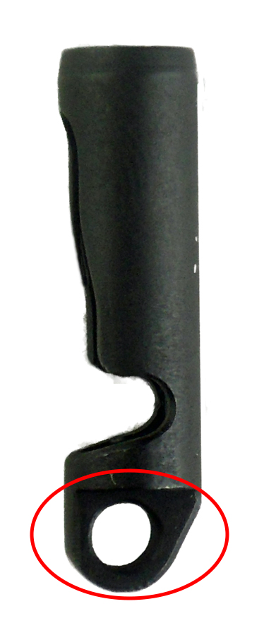 CZ main spring plug with lanyard loop